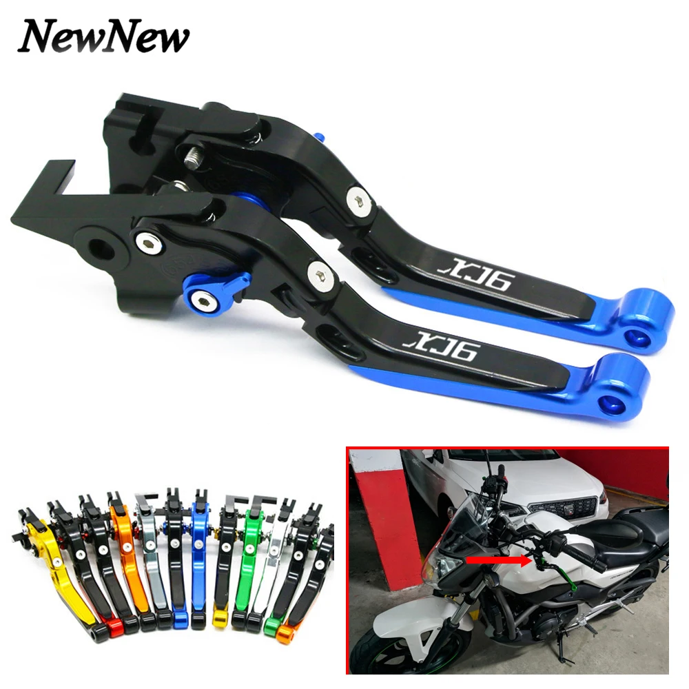 Motorcycle Accessories Handlebar CNC Adjustable Folding Extendable Brake Clutch Levers For Yamaha XJ 6 XJ6 DIVERSION 2009-2020