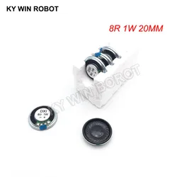 5pcs/lot New Ultra-thin Mini speaker 8 ohms 1 watt 1W 8R speaker Diameter 20MM 2CM thickness 4MM