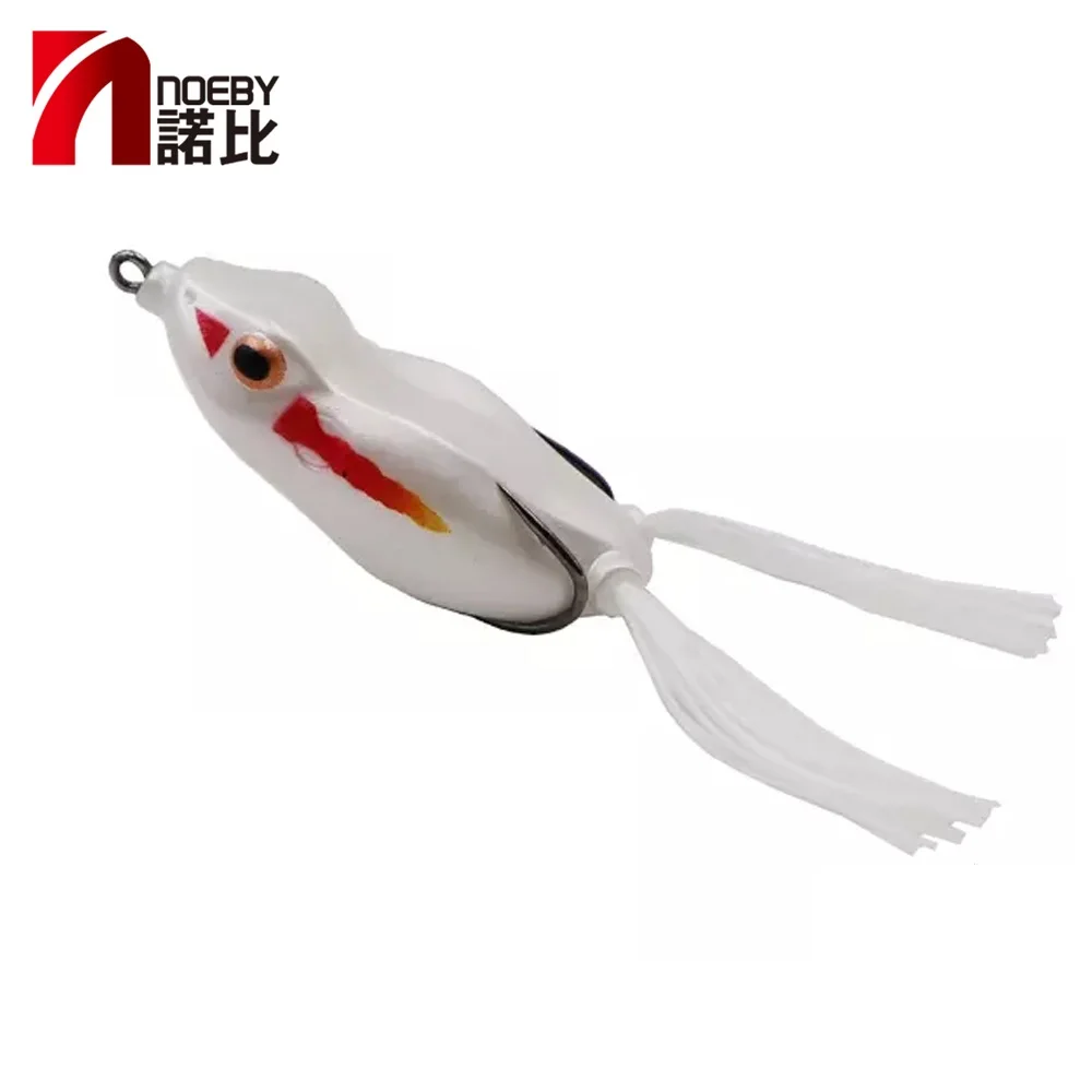 

NOEBY fishing Frog Lure 70mm 21g Topwater Floating Fishing Lure for Saltwater Silicone Artificial Frog Bait Fishing Wobblers