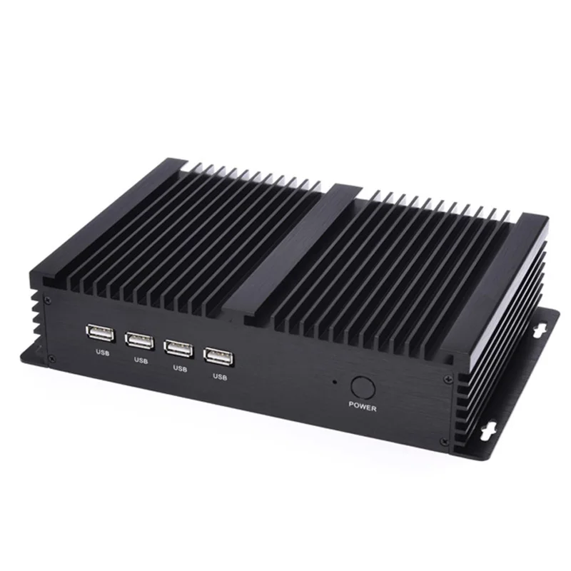 Partaker I2 Intel i5 3317u Industrial PC HDMI 4 RS232 Dual NIC 2 LAN 8 USB WiFi Rugged Computer