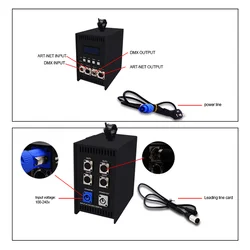 WS2811 WS2812B SK6812 UCS1903 Artnet DMX Controller 12V 24V LED Pixel Strip Controller per luci da palco a Led