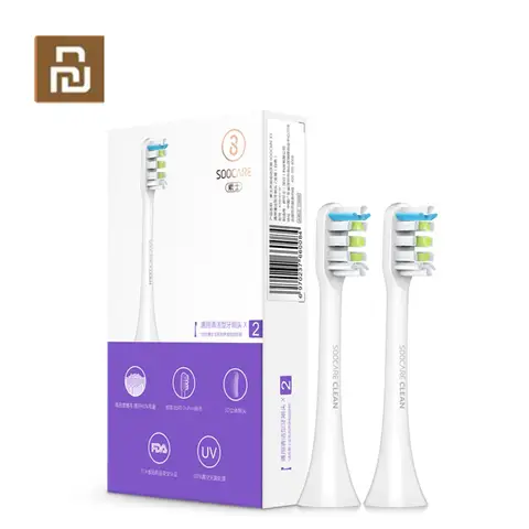 SOOCAS / SOOCARE X3 Mi 홈 APP 제어 블루투스 teethbrush에 대 한 원래 2PCS SOOCAS 교체 칫 솔 머리 Best5 SOOCAS / SOOCARE X3 Mi 홈 APP 제어 블루투스 teethbrush에 대 한 원래 2PCS SOOCAS 교체 칫 솔 머리 Best5