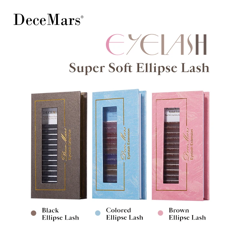 DeceMars Super Soft Ellipse Eyelash Extension Flat LASH