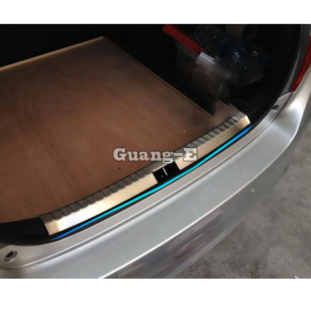 For Toyota Vios/Yaris/Sedan 2014 2015 2016 Cover Stainless Steel Built Rear Bumper Trim Plate Trunk Frame Threshold Pedal 1pcs