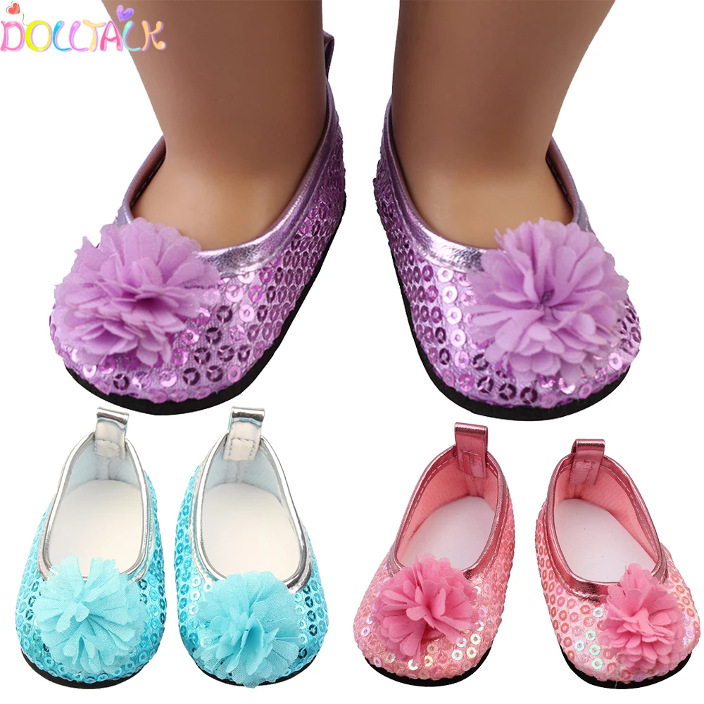 7cm Cloth Doll Shoes Different Styles Clothes Accessories For American 18 Inch Girl And 43cm Baby New Born Doll OG,DIY Toy Girl