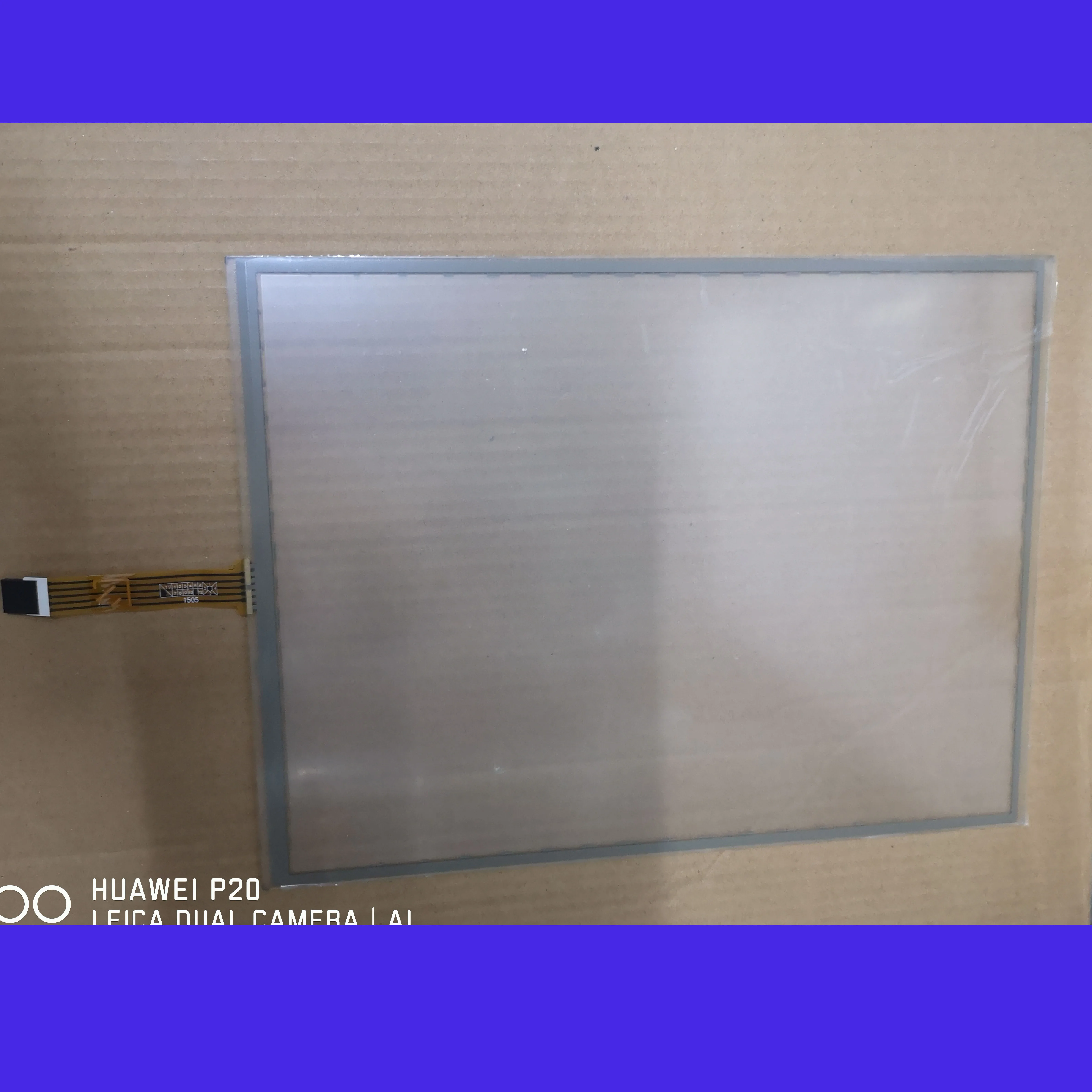 ZhiYuSun 322*247 mm  Contact point up 15inch  Touch sensor glass Resistance screen