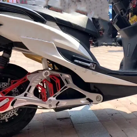 Motorcykel bakre svängarm 3D CNC aluminiumlegering reservribbor platt gaffel för Yamaha Scooter BWS Cygnus-X 3 generationen modifierad 6 best sales svängarm - №3