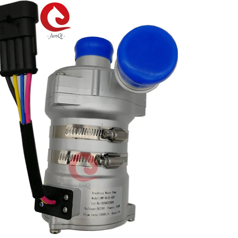 

24V 2400L/H electric water pump PWM Speed PG Signal feedback , heavy duty electric water pump, high volume bus pump