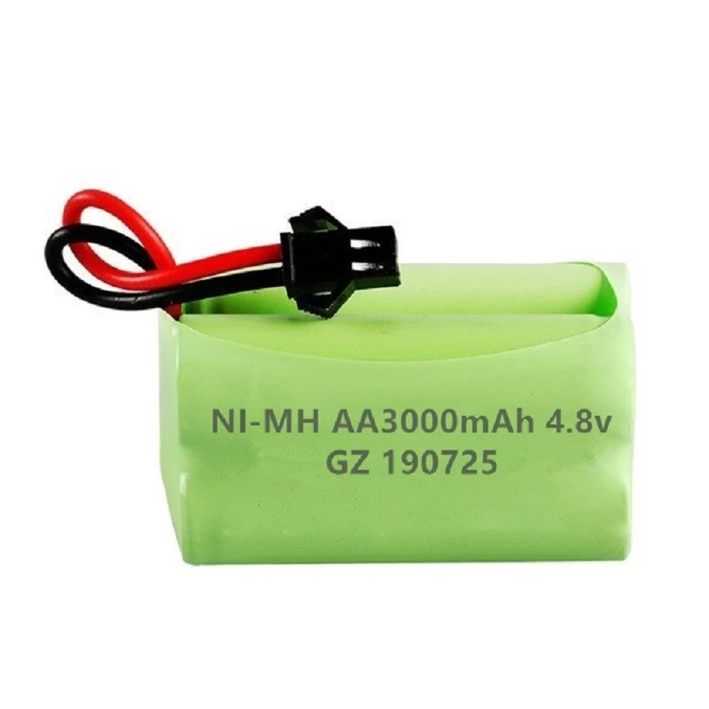 Batería NiMH 4,8V 3000mAh con cargador USB para RC coches y tanques - imagen 5