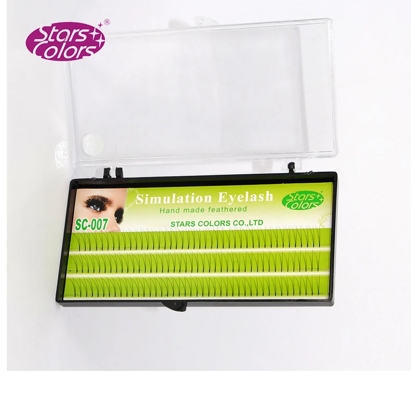 5 Trays/Lot 2D Curl C&D Eyelashes Natural False Eyelashes Handmade Lash Make Up Calia Extension