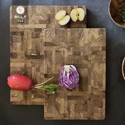 Teak board, hand polished, natural splicing, large high-quality wooden board, kitchen tools,Solid wood vegetable board