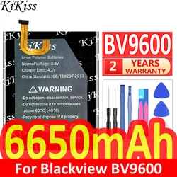 6650mAh KiKiss Powerful Battery BV 9600 for Blackview BV9600/BV9600 Pro BV9600Pro Batteries Bateria