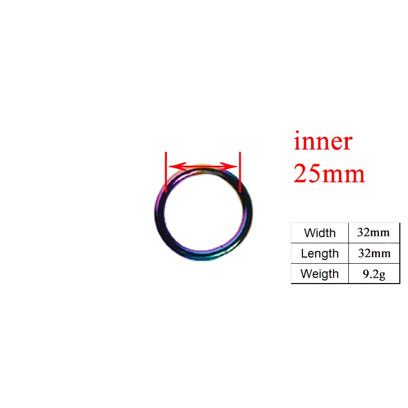 1szt 25mm wiele opcji kolorystycznych klamra galwaniczna do breloka smycz dla psa obroża dla psa taśmy części torby trwały sprzęt