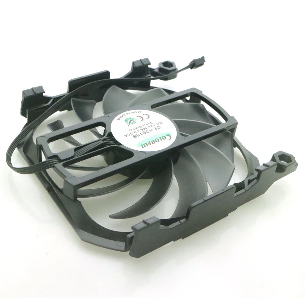 CF-12915S DC12V 0.35A 85mm 4Pin VGA Fan For INNO3D GTX1060 ITX GTX650ti 750 750ti Graphics Card Cooling Fan