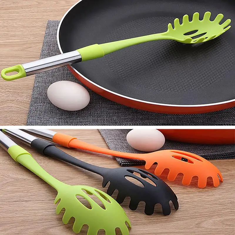 1pcs Spaghetti Server stainless steel Slotted Universal Spaghetti Serving Spoon Pasta Server Kitchen Tools