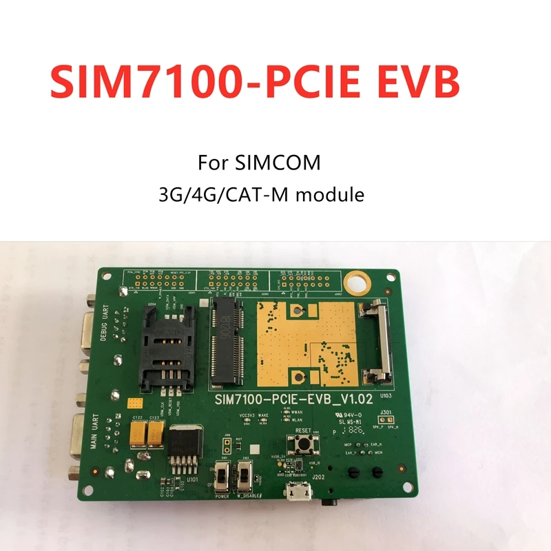100%new&original SIMCOM SIM7100 Minipcie EVB Compatible withG 4G CAT-M module  no fake SIM5320/SIM5360/SIM7070/SIM7000/SIM7600