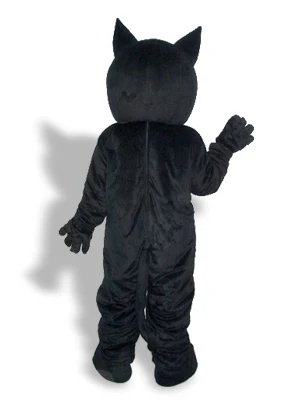 Profissional o claro preto gato mascote traje adulto festa de aniversário fantasia vestido halloween cosplay roupas de natal