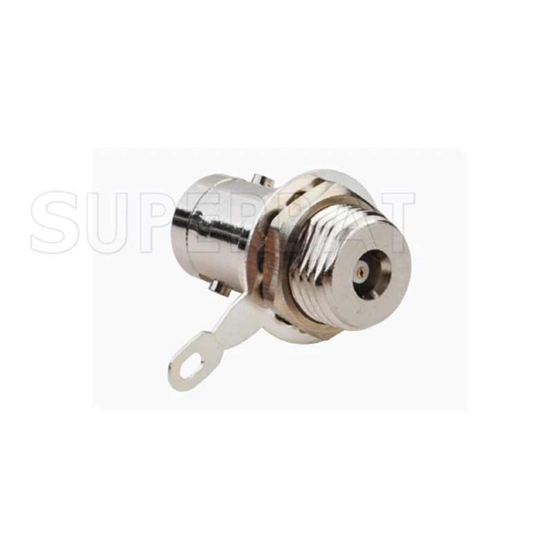 

Superbat BNC-MCX адаптер BNC Female к MCX Jack перегородка с гайкой прямой RF коаксиальный разъем