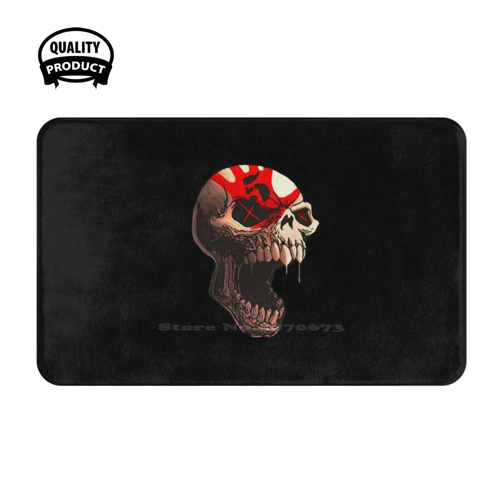 Five Finger Heavy Metal Band Best Logo Soft Cushion Home Carpet Door Mat Car Rug Best Seller Thrash Metal Groove Metal