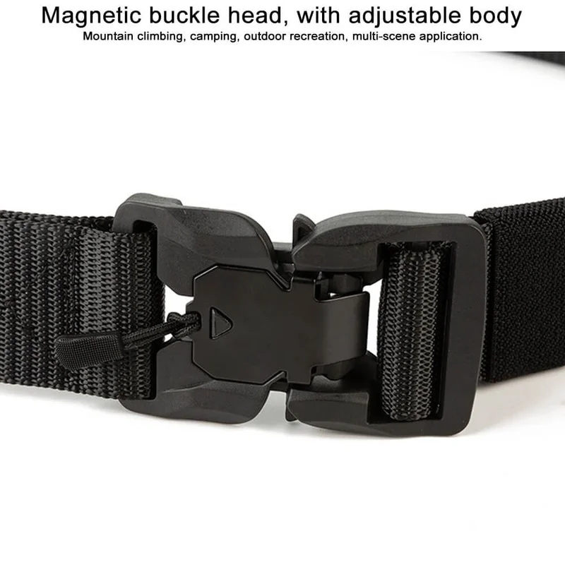 High Quality 100% Nylon Military Webbing Tactical Belt Hook And Loop