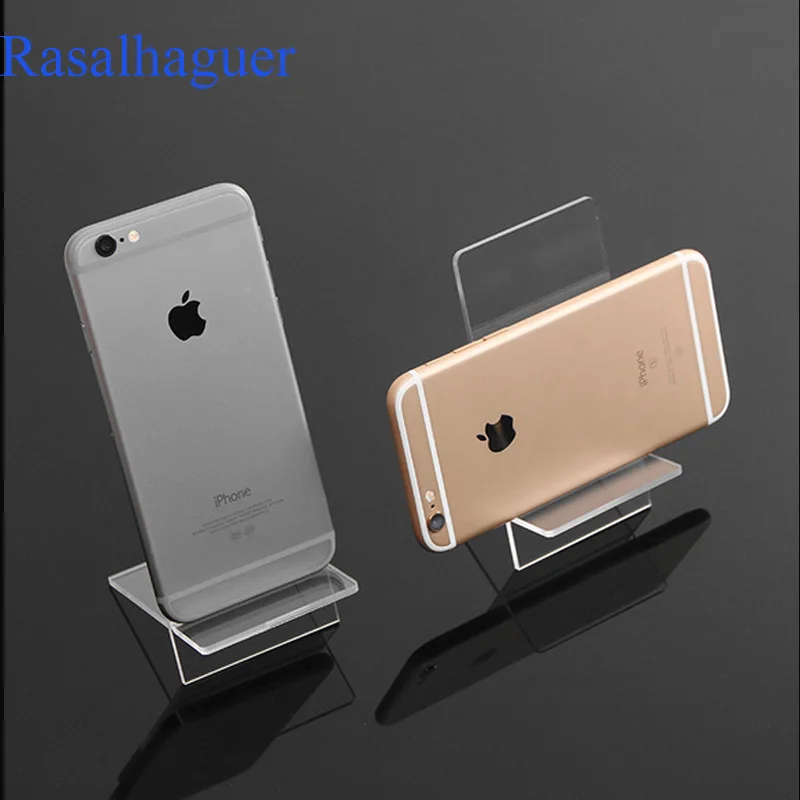 New  Arrival Clear Acrylic 1 Layer Cross Ornaments Display Shelf Mobile Cellphone Wallet Sun Glasses Rack Jewelry Display Shelf