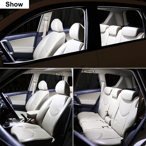 Комплект светодиодных ламп для салона Toyota Corolla RAV4 CHR Avensis Auris Prado Yaris Hilux, купольная лампа для чтения автомобиля Canbus — изображение продукта