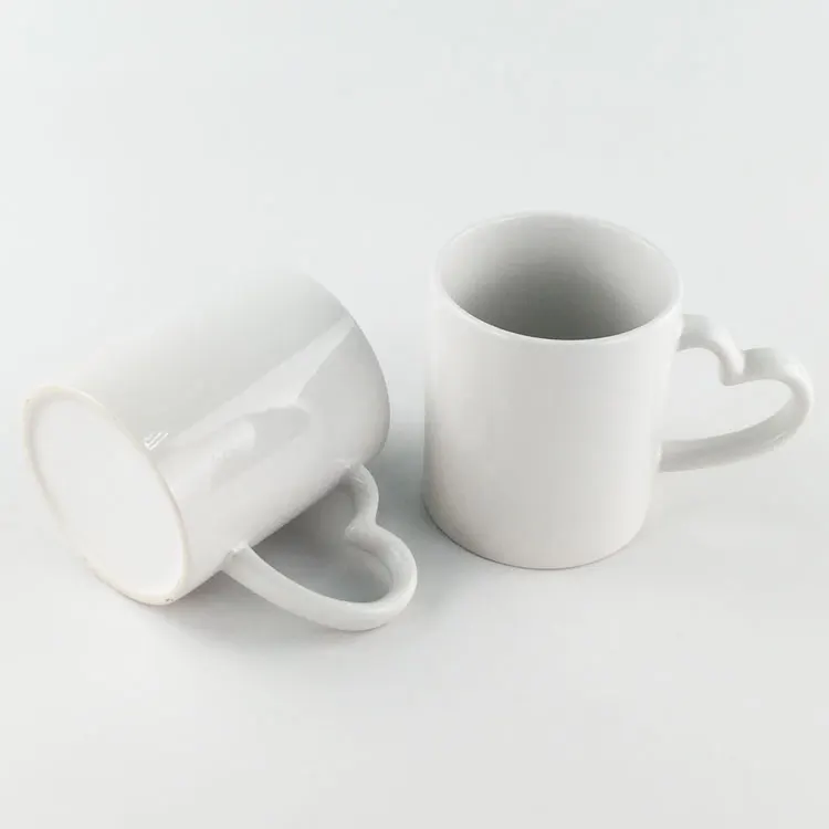 350ML 12oz Ceramic Mug Blank For Sublimation Without any image on Cup Virgin White