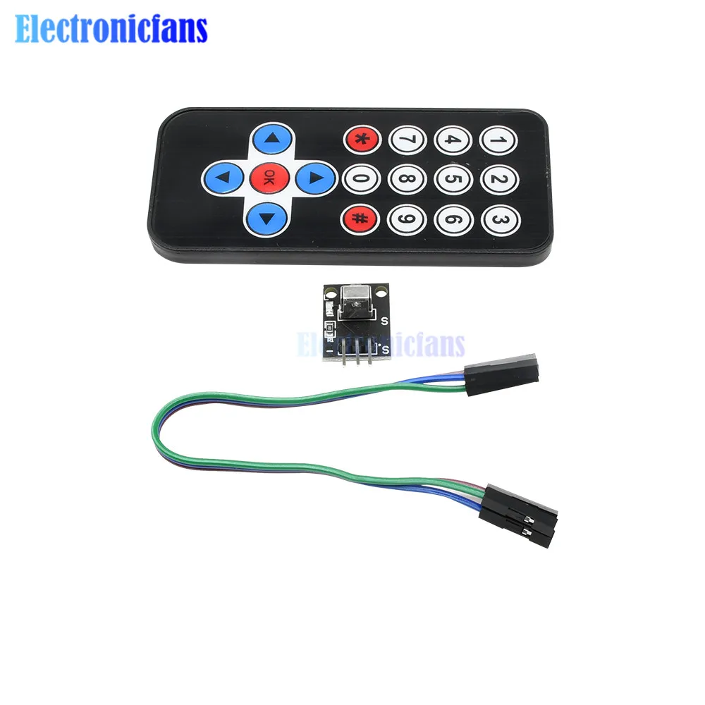 1Set Infrared Remote Control Module Wireless IR Receiver Module DIY Kit HX1838 for Arduino Raspberry Pi