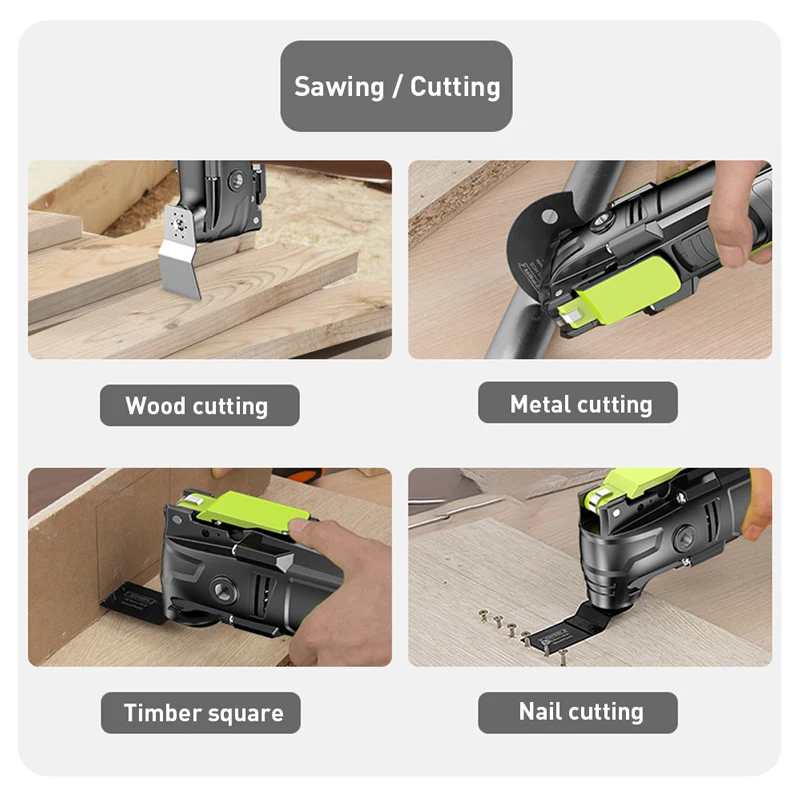 Universal Treasure Accessories Quick-release Bi-metal Oscillating Tool Multi-function Tool Saw Blades Half-Round Cutting Blade