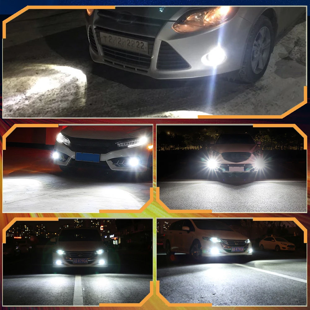2x9005 HB3 HB4 9006 H10 CANBUS H8 Led Weiß H7 H11 H4 Nebel Lichter HIR2 9012 Birne auto Fahren Lampe für BMW Toyota Skoda Ford Lada – Detail 8