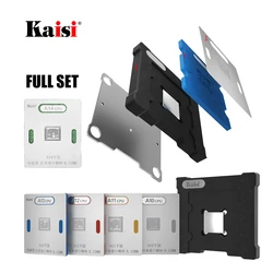 Kaisi Bottom layer Board BGA Reballing Stencil Plant Tin Platform per iPhone A10 A11 A12 A13 kit modello di saldatura CPU