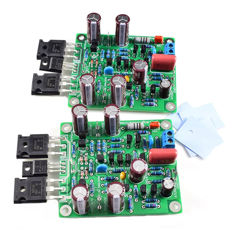 One Pair L7 CLASS AB DIY KITS Finished IRFP240 IRFP9240 MOSFET High Speed FET Dual Channel Power Audio Amplifier Board