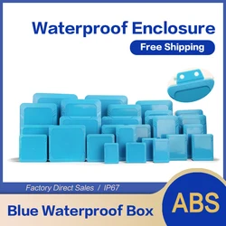 NEW Waterproof Blue DIY Housing Instrument Case ABS Plastic Project Box Storage Case Enclosure Boxes Electronic Supplies