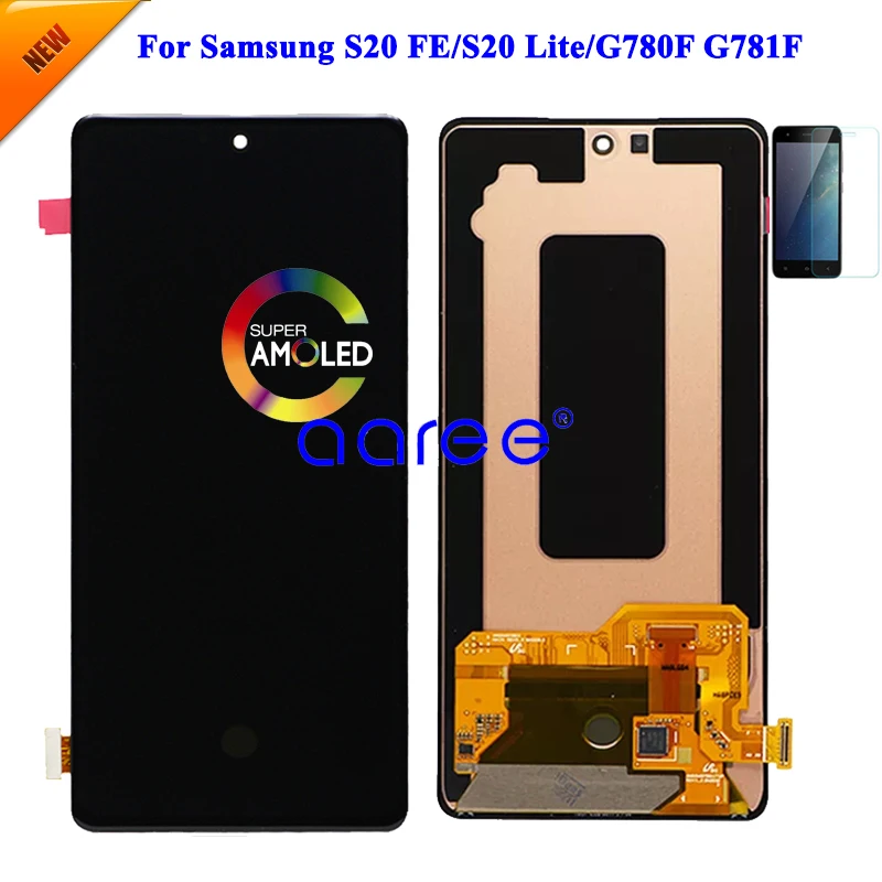 Super AMOMLED LCD For Samsung S20FE LCD Screen For Samsung S20FE  G870F LCD Screen Touch Digitizer Assembly