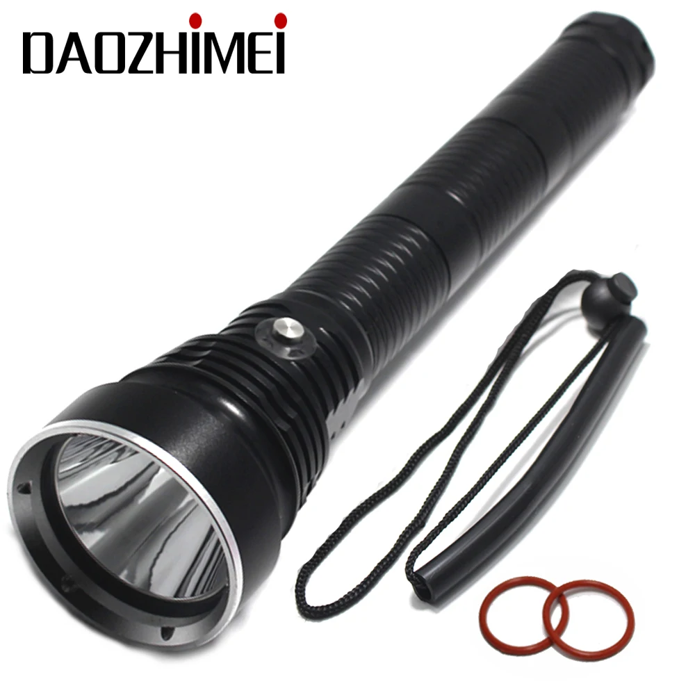 

Super Bright LED Diving Flashlight XHP70.2 White light / Yellow light Spearfishing Tactical Diving Lamp Underwater Camping