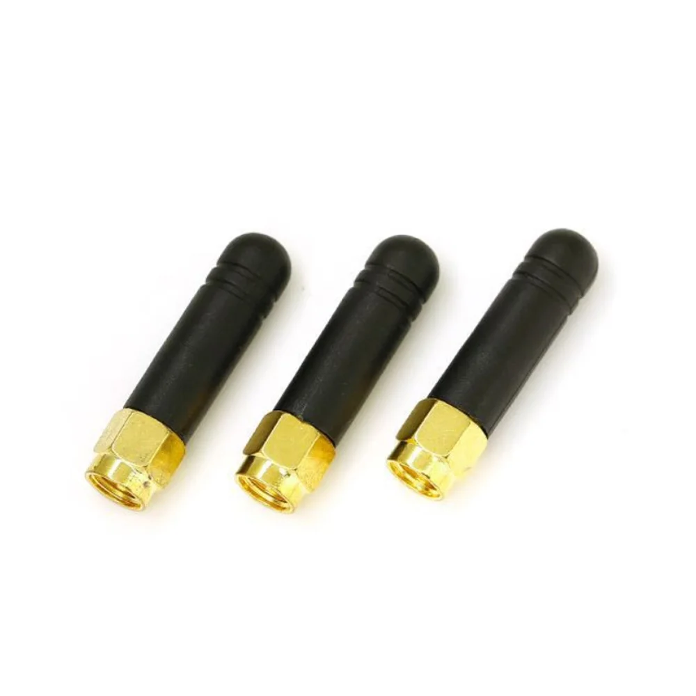 1pc 2.4G length 2.5CM small antenna Mini short sleeve antenna SMA Male Rubber sleeve small antenna WIFI Bluetooth antenna