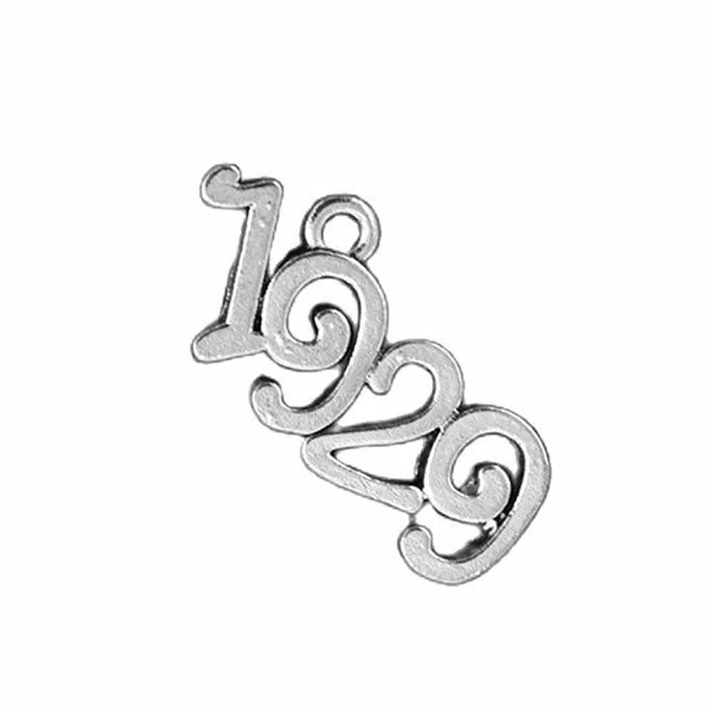 

Подвеска подвеска в ретро-стиле, серебряный, металлический, серебряный, с подвеской EST 1929