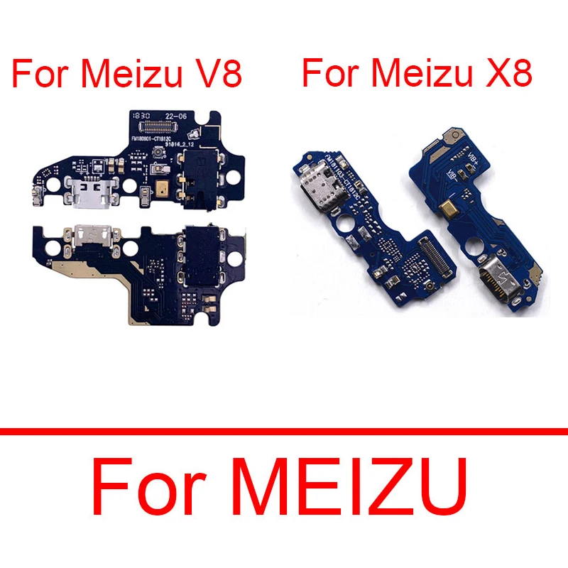 

Charging Port Board For Meizu X8 V8 Charger USB Jack Board With Microphone For Meizu X8 M852Q Replacement Parts