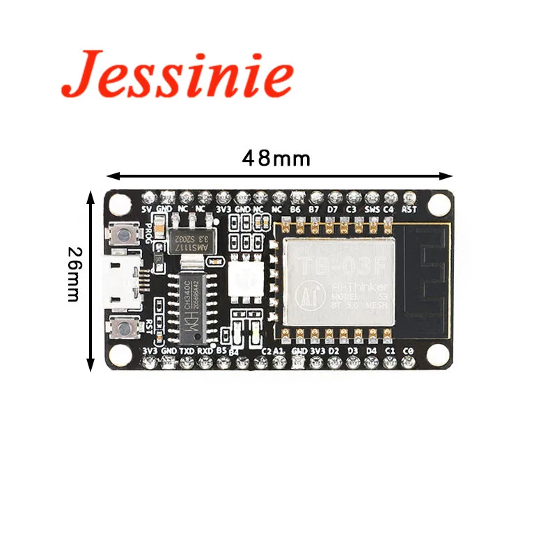 TB-03 TB-03F Bluetooth-compatible Module BLE 5.0 Light Control Board Module Mesh Networking Transparent Transmission Module