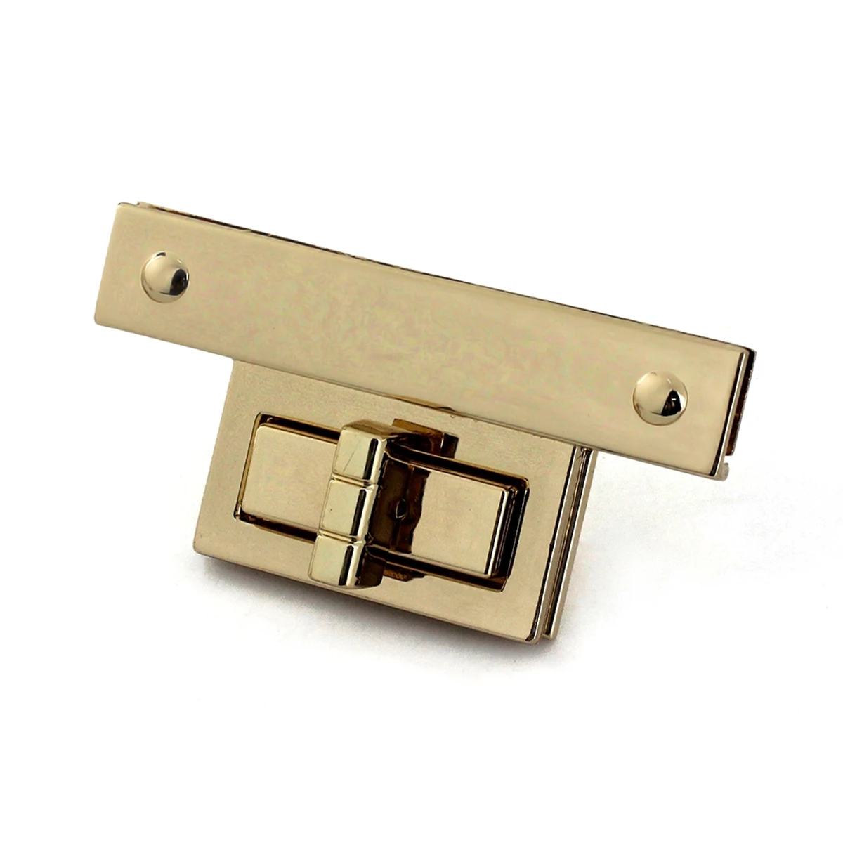 1pcs Metal Zinc Alloy Rectangle Turn Lock Durable Twist Lock Novel design For Bag Luggage Hardware DIY Leather Craft Accessorie