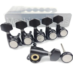 1 Set Guitar Locking Tuners Electric Guitar Machine Heads Tuners Lock String Tuning Pegs Black 【Made in Korea】