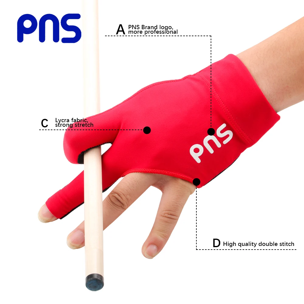 PNS Găng Tay Cao Cấp Bida Găng Tay Bể Bi Da Trái Tay Phải Silicone Mat Chống Trơn Trượt Chống Chống Lại Thiết Kế chuyên Nghiệp Bền Đẹp