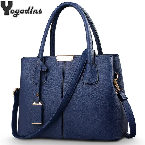 Bolsos de mano de piel sintética para mujer, bolso de mano grande para mujer, bolsos de hombro cuadrados, Bolsas femeninas, bolsos cruzados de nueva moda