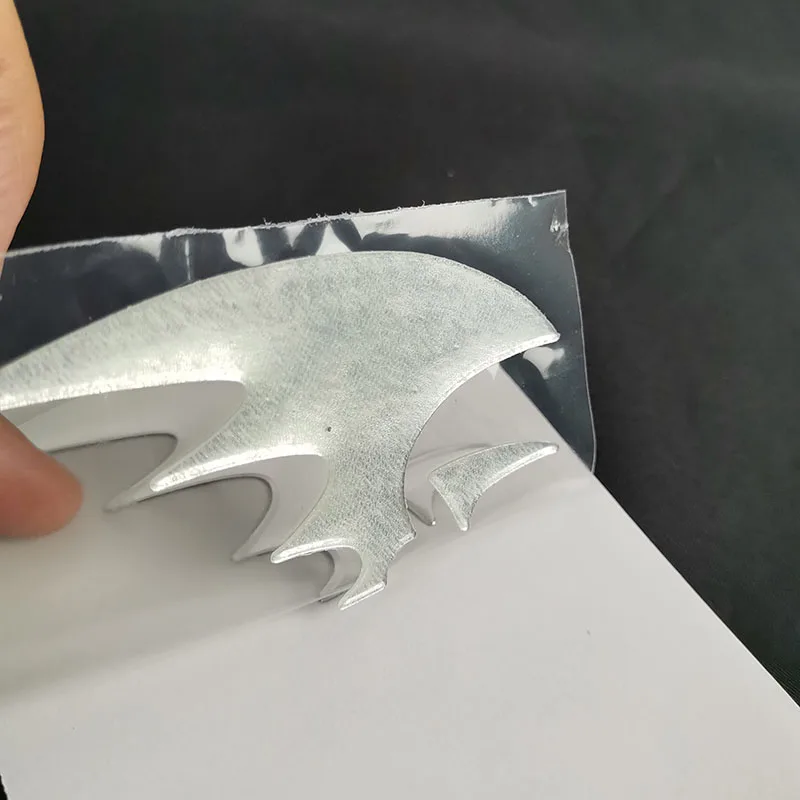 Cool Bat 3D Car Sticker Auto Styling Decoration Car Logo Sticker 3D Chromed PVC Badge Emblem Decal