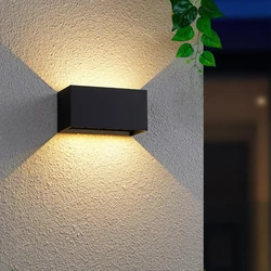 24w conduziu a luz de alumínio da parede da iluminação exterior interna impermeável ip65 do escudo da cor do preto/branco com 3 anos de garantia