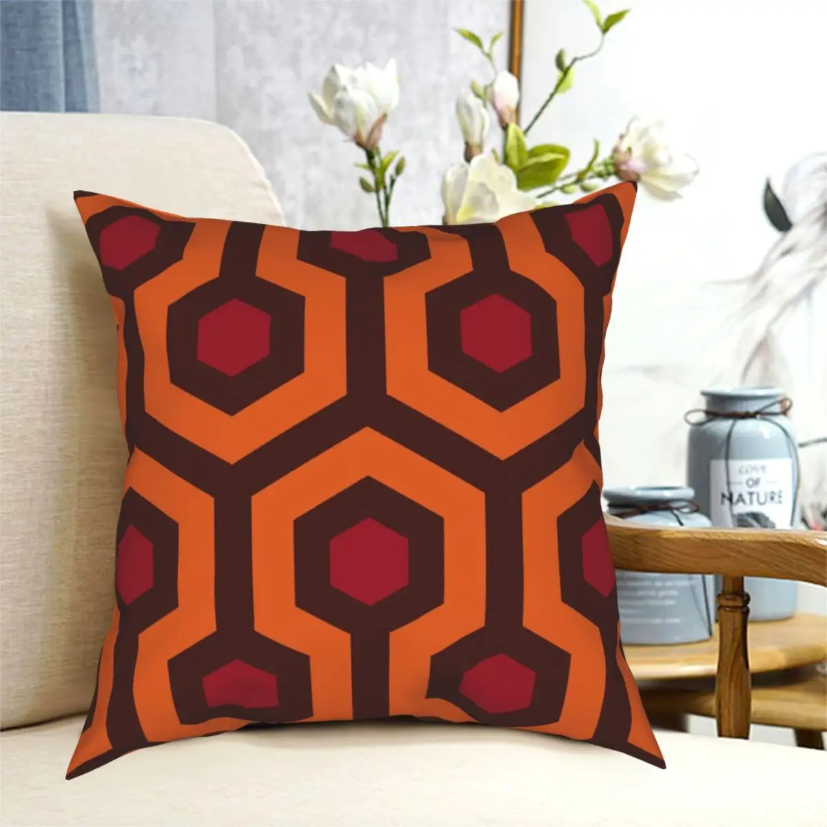 Overlook Hotel Carpet Square Pillowcase Creative Decor Throw Pillow Case Car Cushion Cover Wholesale 18