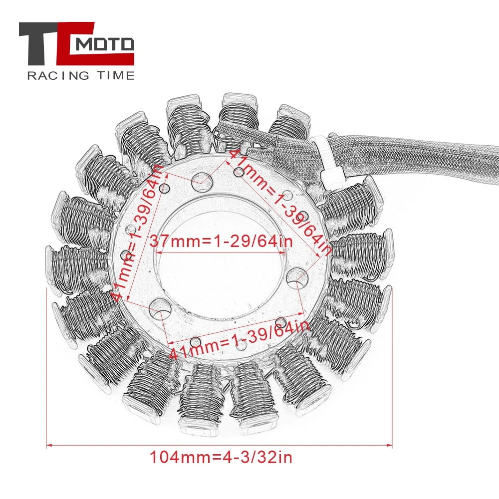 Generator Stator Coil For Suzuki SV650 SV650S SV 400 650 650S 1999-2002 SV400 1998 1999 2000 2001 2002 32101-19F00 32101-19F10