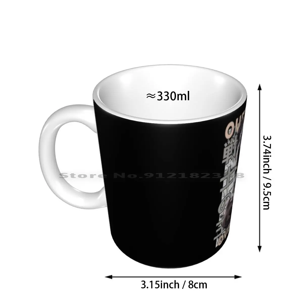 Alpha Over Lord Ōbārōdo Weeaboo Guild Manga Style Anime Design Ceramic Mugs Coffee Cups Milk Tea Mug Overlord Ōbārōdo Momonga