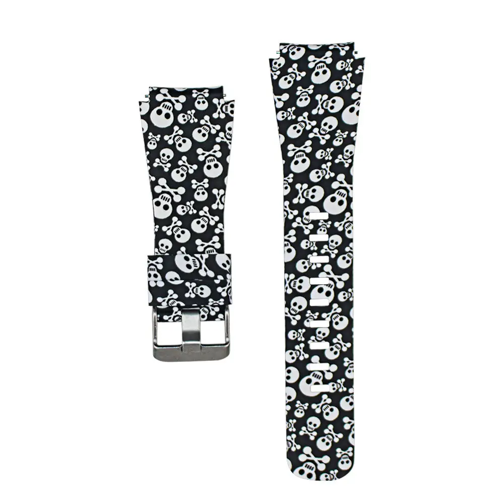 22MM Sport Silicone Watch Strap For Samsung Gear S3 Frontier Classic / Galaxy Watch 46mm smart Watchband Printing Pattern straps image 4