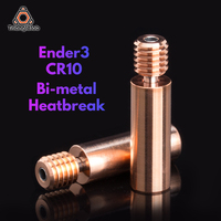 Trianglelab Ender3 CR10 Copper alloy Bi-Metal Heatbreak 27.5MM Length M6 Thread For ENDER 5/3 CR-10S 1.75MM Filament Smooth